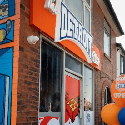 The Detroit Slice shopfront in Macclesfield